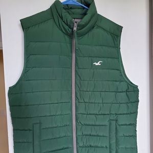 Hollister puffer vest